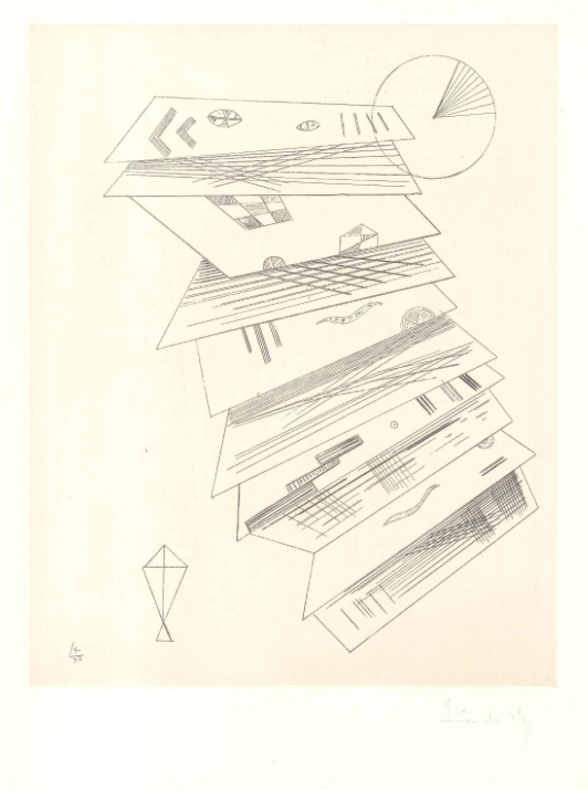 “Pour Cahier’s d’Art II” Etching, c.1932, Edition:100, Hand-Signed in Pencil LR, Image: 11.75 x 9.25”, Reference: Roethel 196, Please Inquire