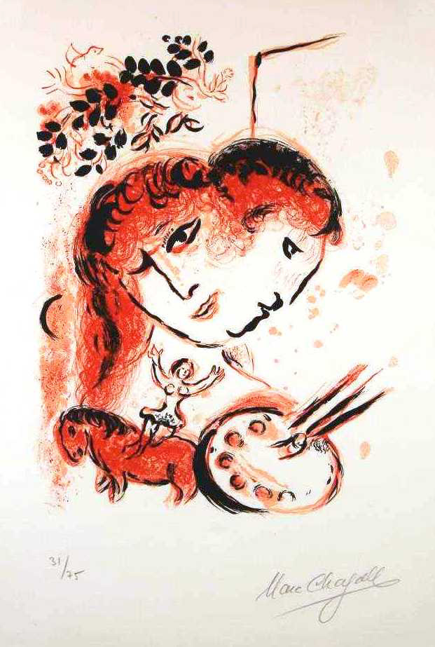“Couverture: Lithographies Vol IV” Lithograph in Colors, c.1969, Edition:75, Hand Signed in Pencil LR, Image:9.5 x 12.5 , Reference: Mourlot 577, Please Inquire