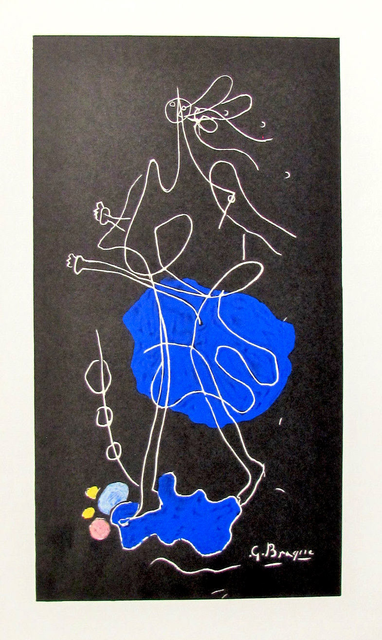 “Ajax” Lithograph in Colors, c.1964, Signed in Plate, Image:10 x 6”, $295-