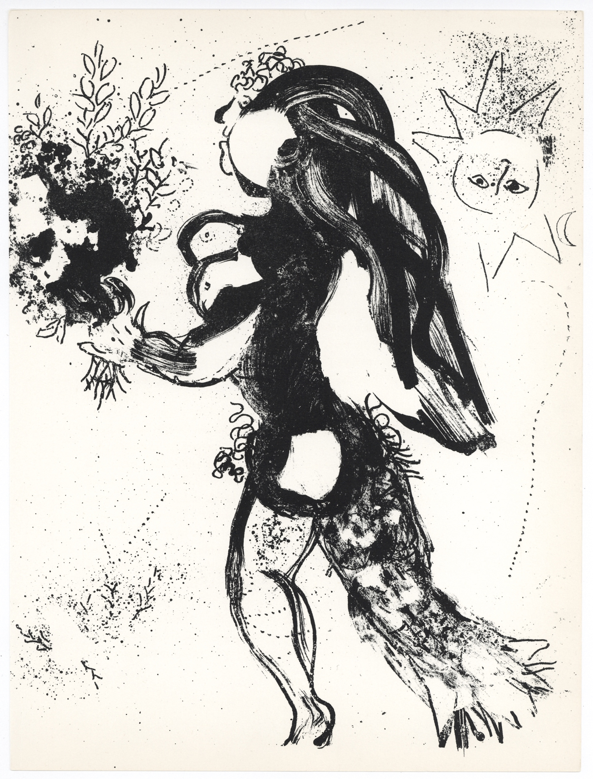 “The Offering” Lithograph, c.1963, Image:9.5 x 12.5”, Reference: Mourlot 291, Please Inquire