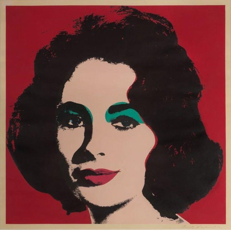 “Liz” Offset Lithograph in Colors, c.1964, Edition:300, Hand Signed at Base, 23.25 x 23.25”, Reference: F&S II - 7, Please Inquire