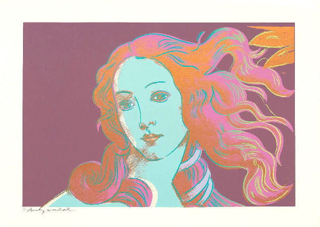 “The Birth Of Venus” Screenprint in Colors, c.1984, Edition:70, Hand Signed at Base, 25 x 37”, Reference: F&S II-317, Please Inquire