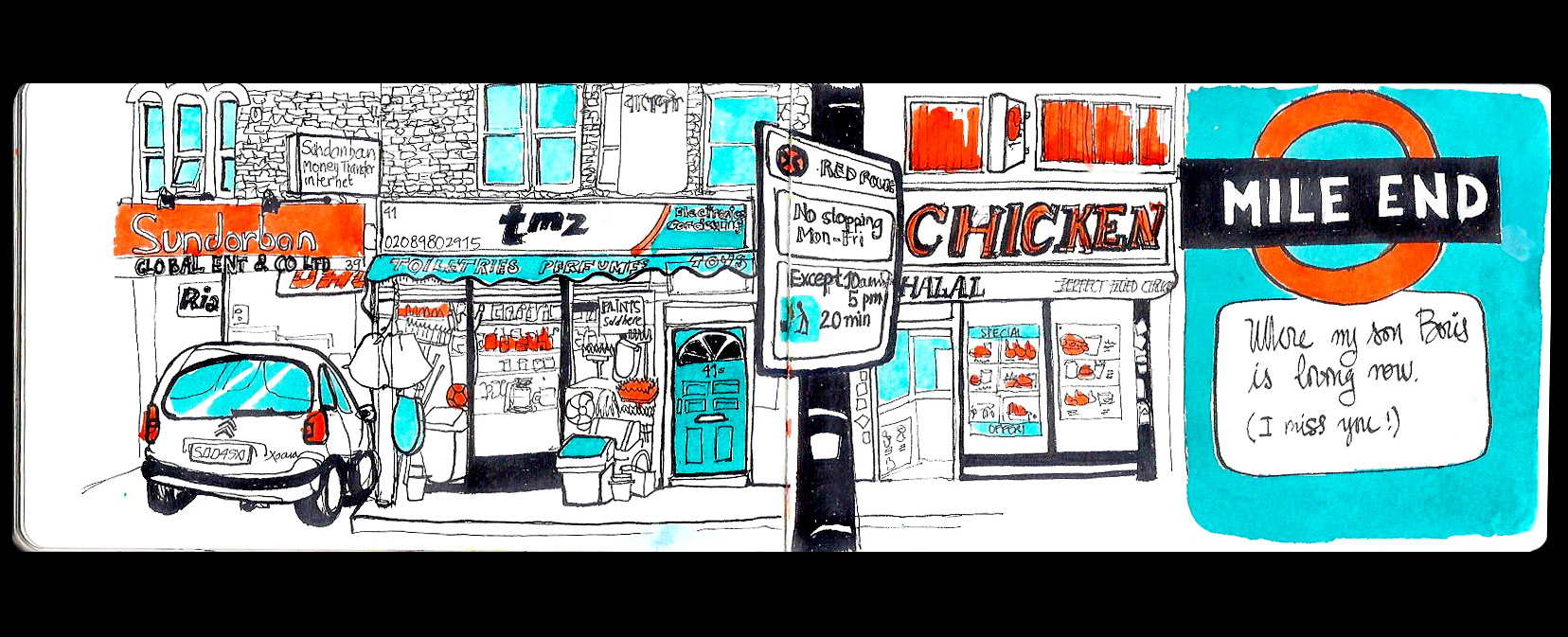 Maru Godas. Illustrator, designer, urban sketcher - Children's