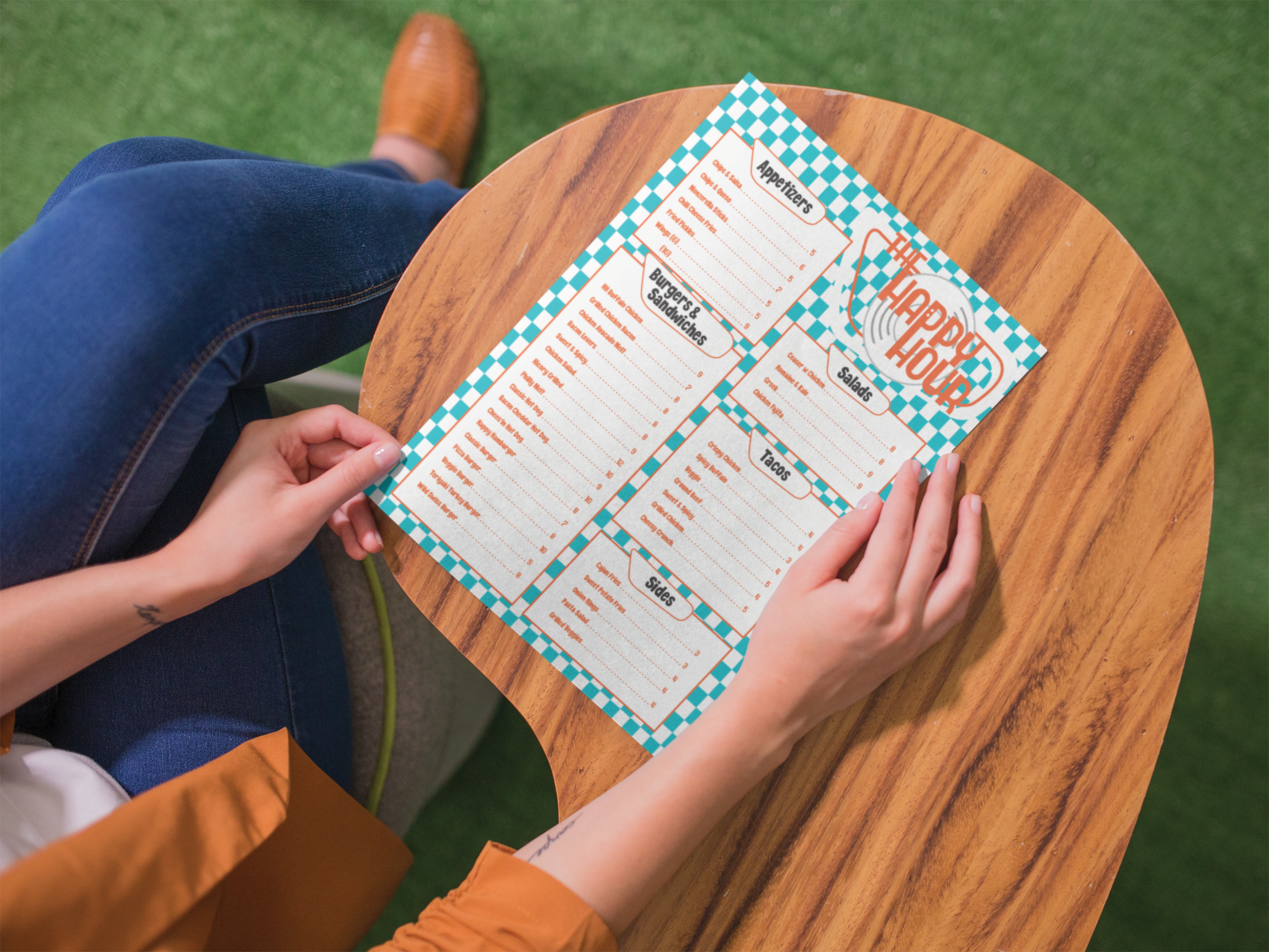 The Happy Hour Menu
