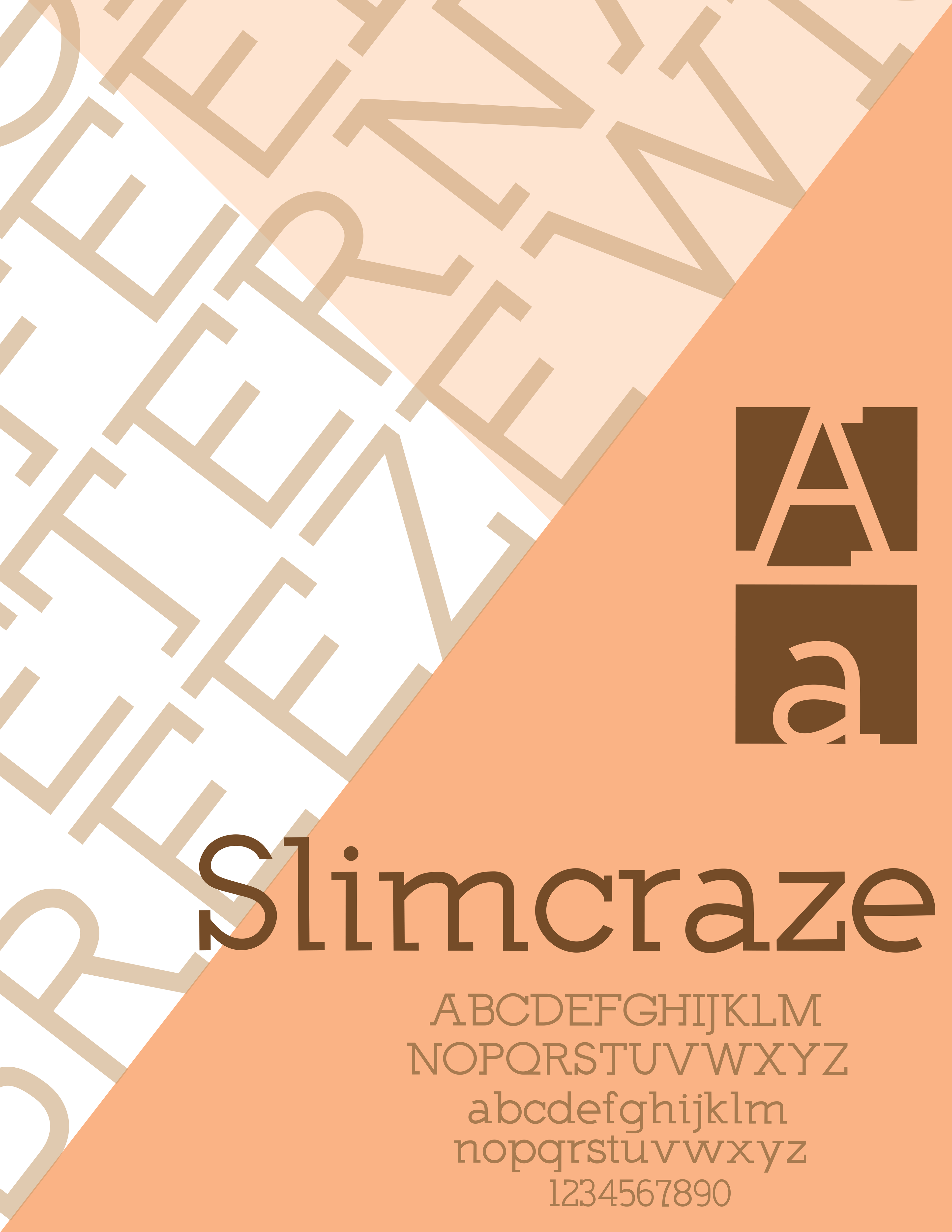 Slimcraze Typeface