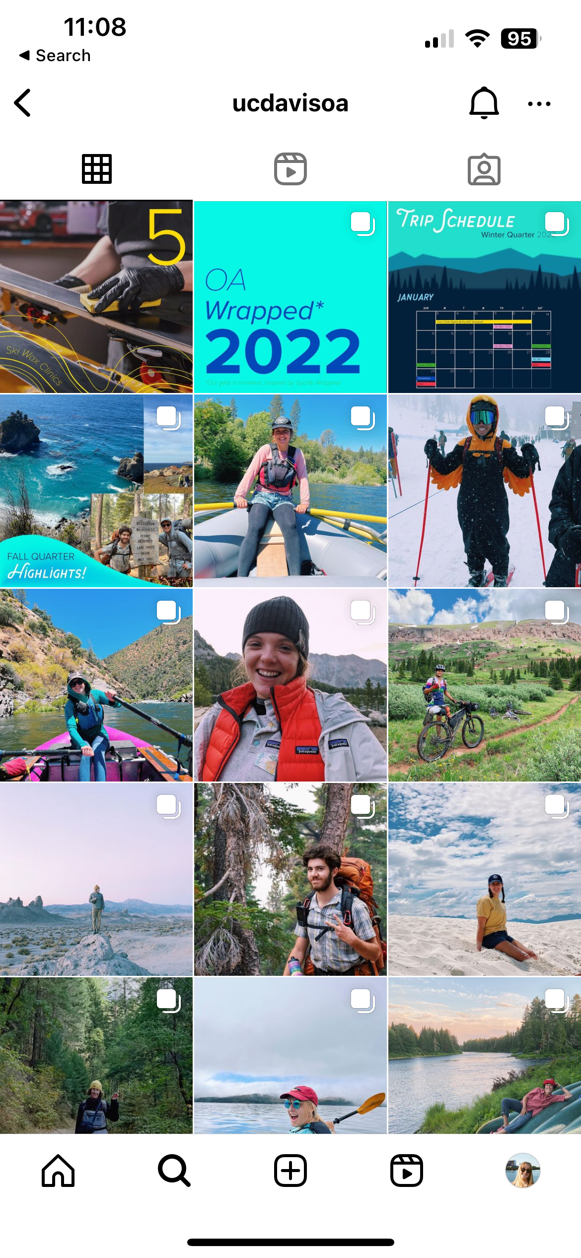 View of entire feed at various stages while I was in this role