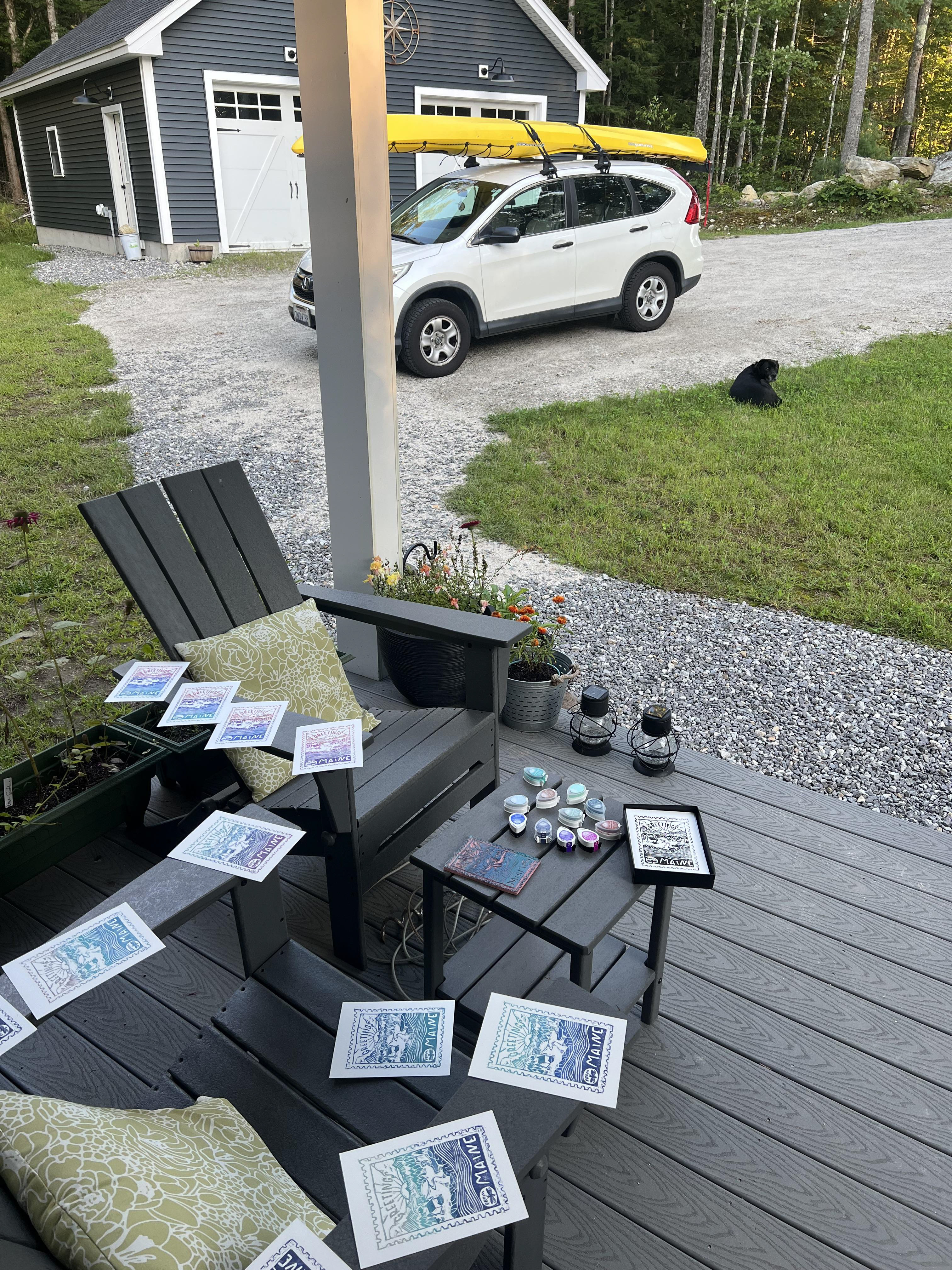 A glimpse into my creative process!