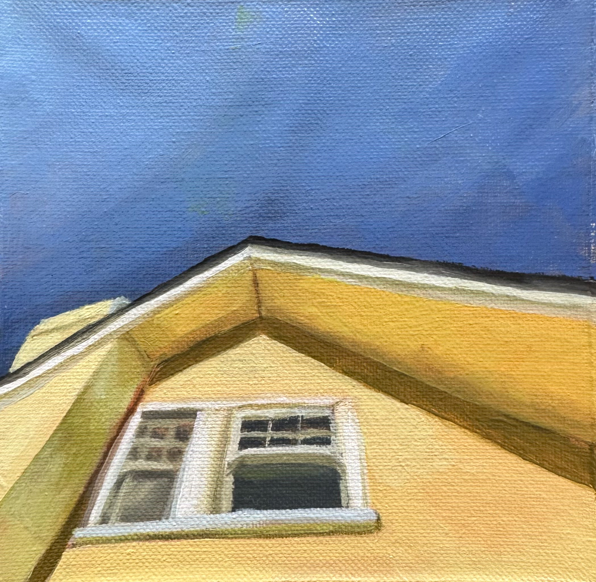 Dollhouse (2025), 5x5", Oil on canvas