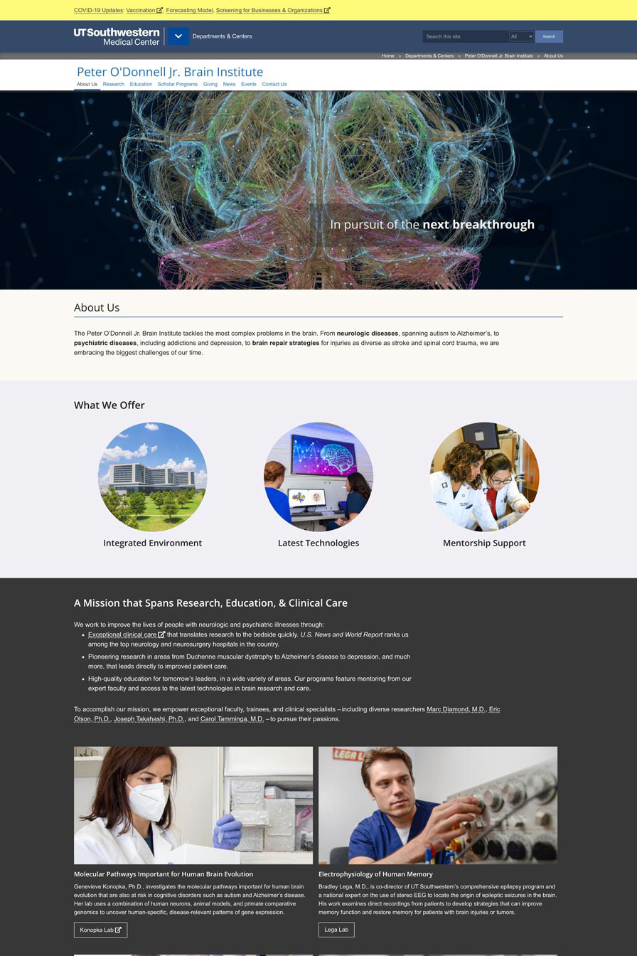 Peter O'Donnell Brain Institute