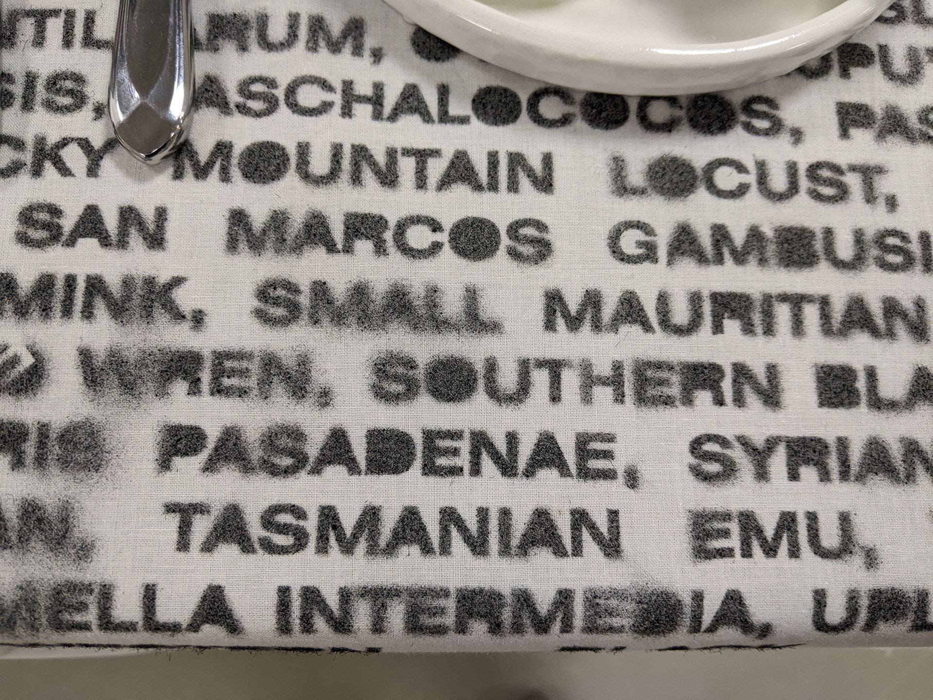 Table Cloth Detail