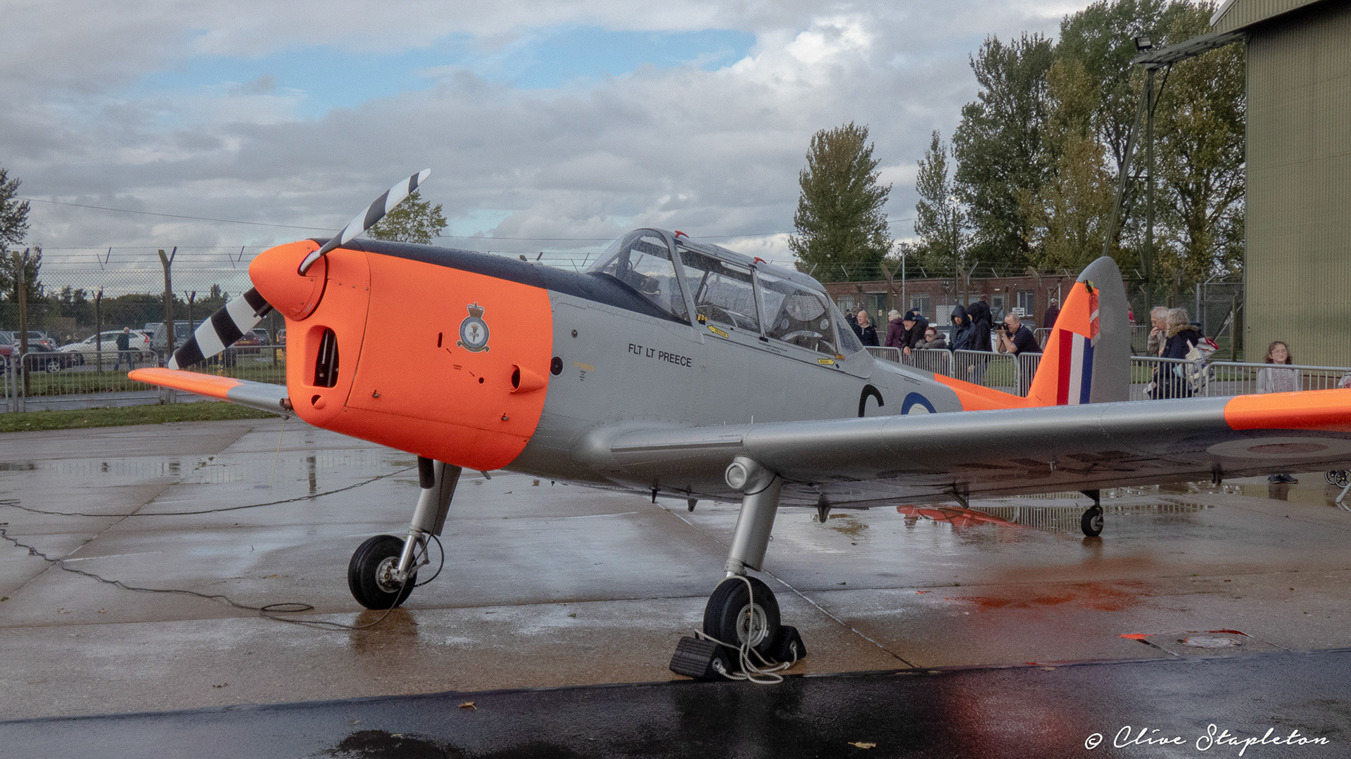 A RAF Chipmonk at BBMF RAF Coninsby