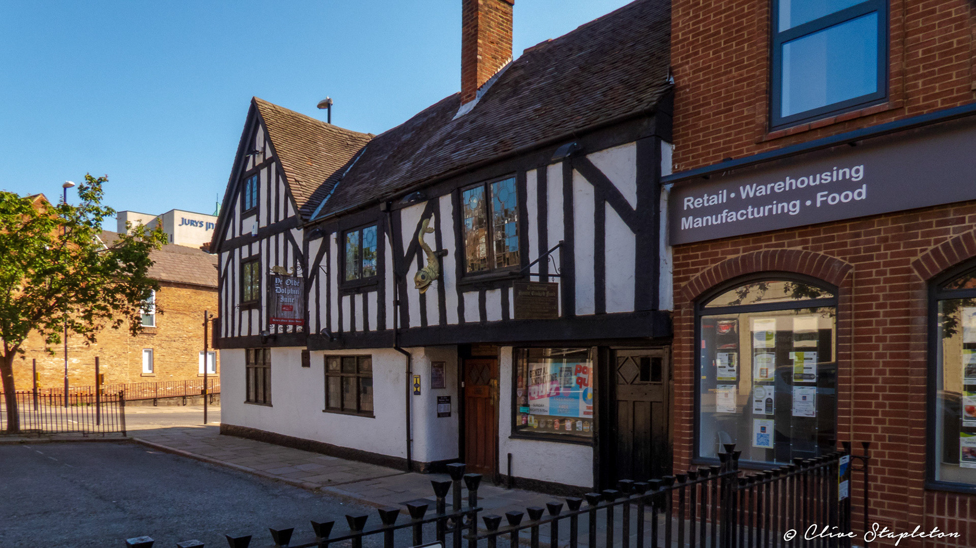 Ye Old Dolphin Inne Oldest Public House in Derby, United Kingdom.  dates from 1530