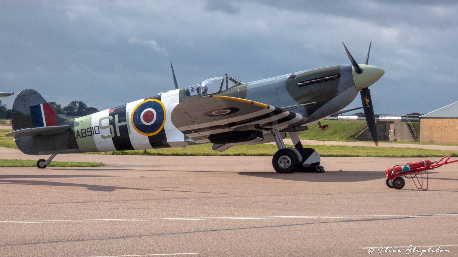 A Spitfire at RAF Coninsby