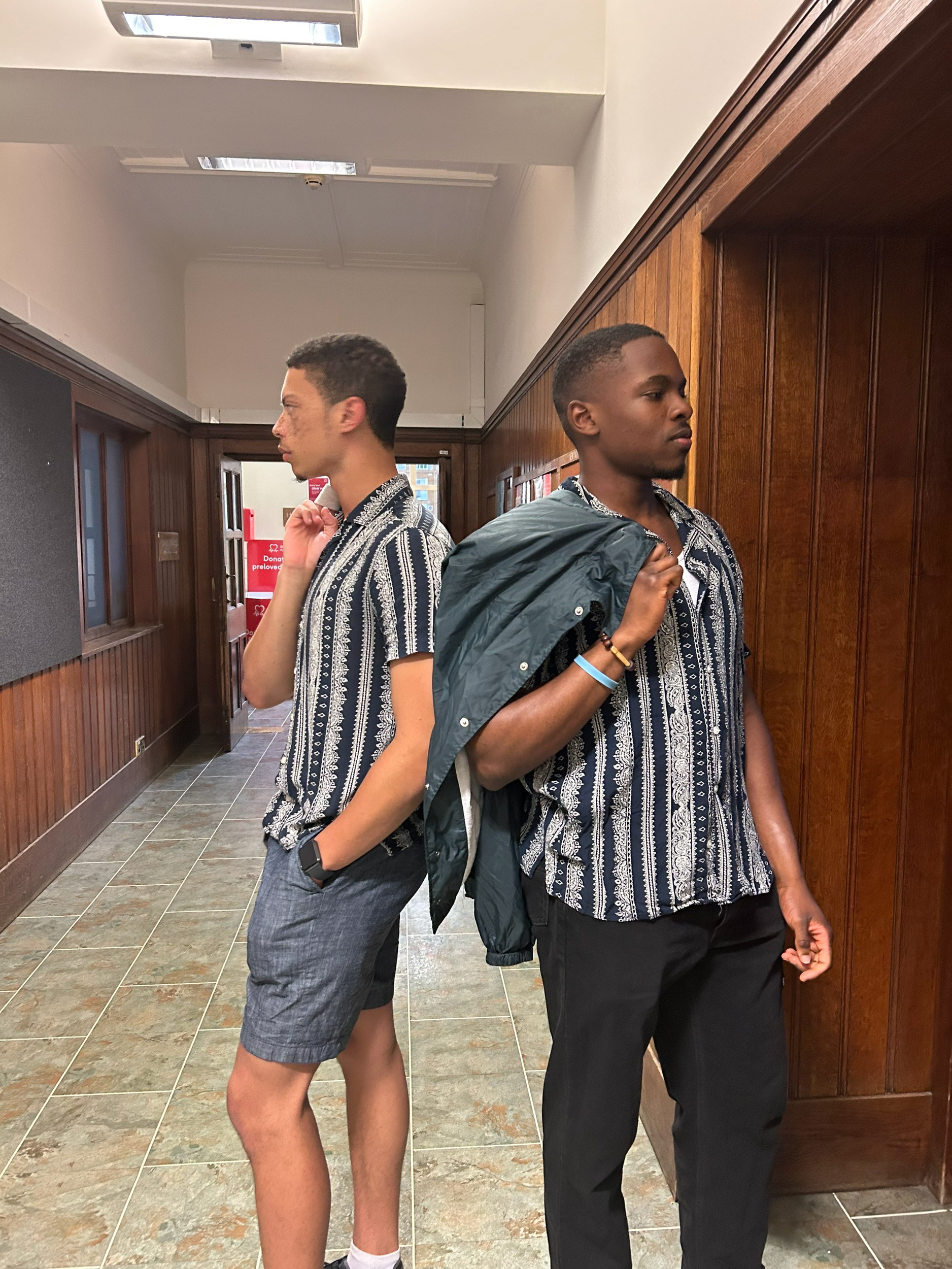 nonso and chris accidentally matching