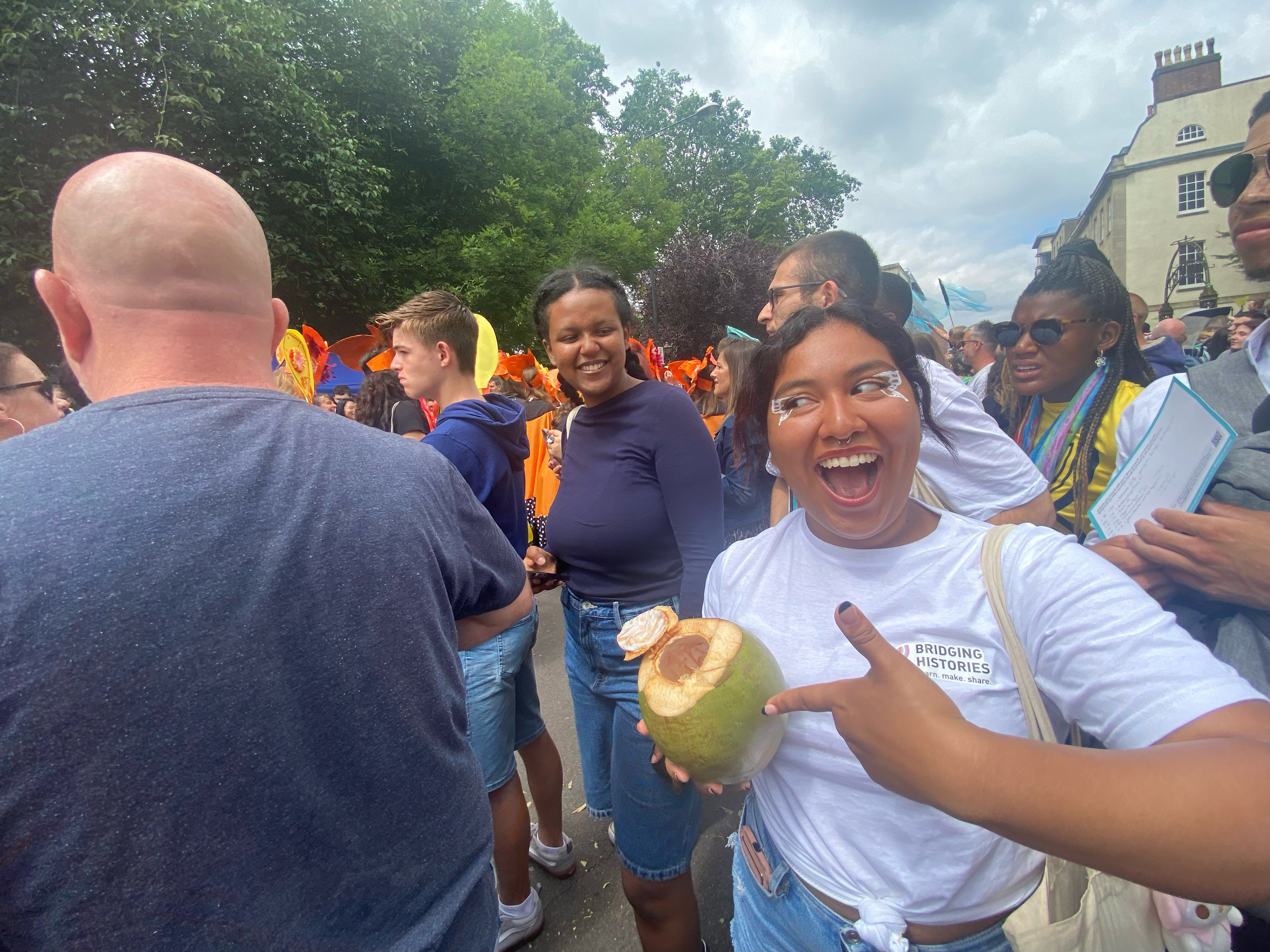 this guy gifted me a coconut!