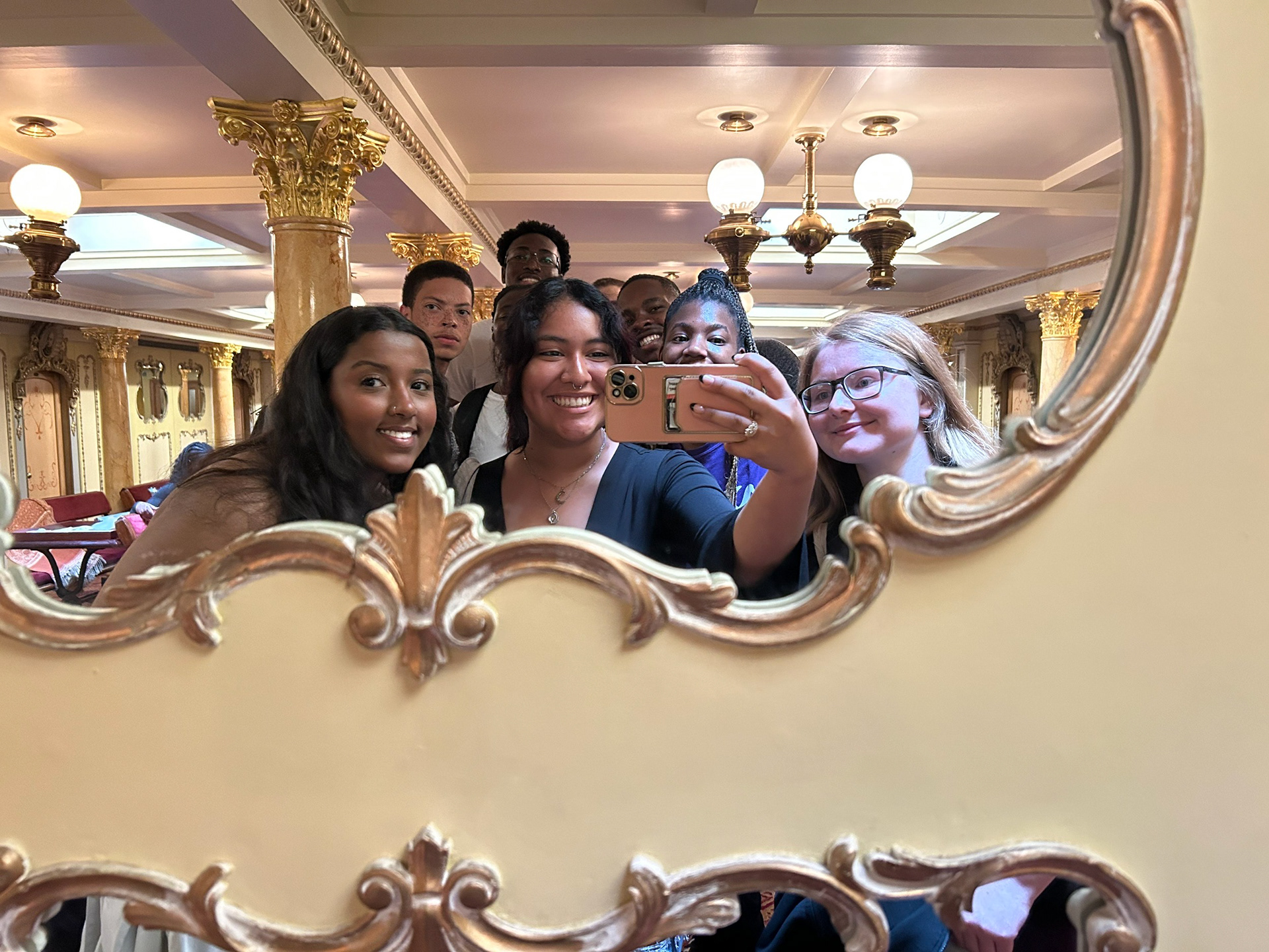 selfie at the lower deck of the boat!