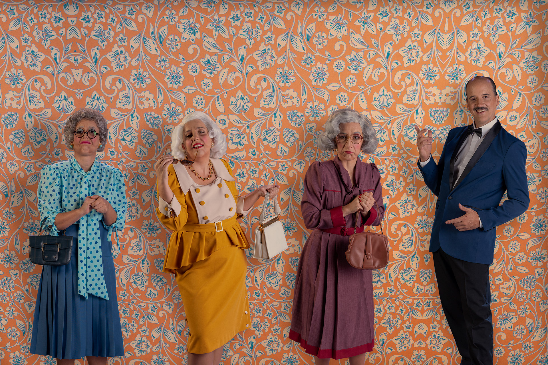 Producción de estudio para obra teatral Las Viejas. Teatro La Comedia de Rosario.