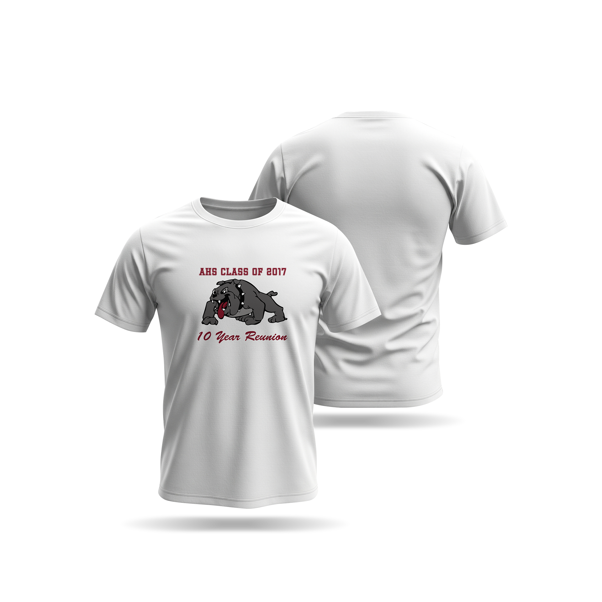 '10 Year Reunion' Andalusia High School Tee Final Version