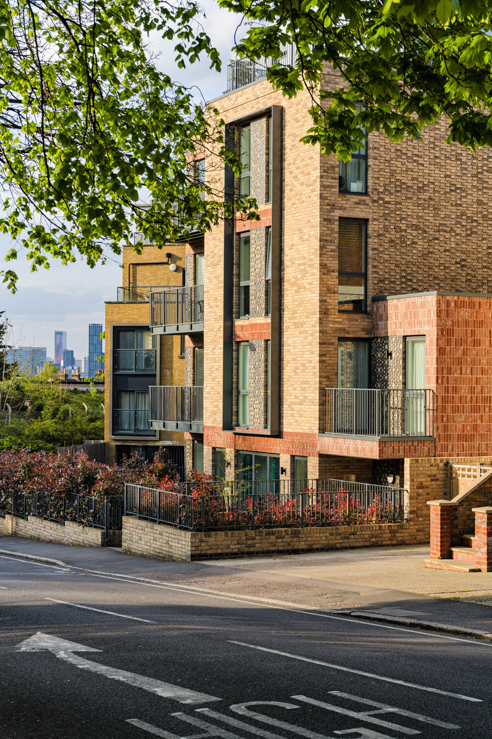 Day photograph of a house next to a street in South Croydon during Summertime