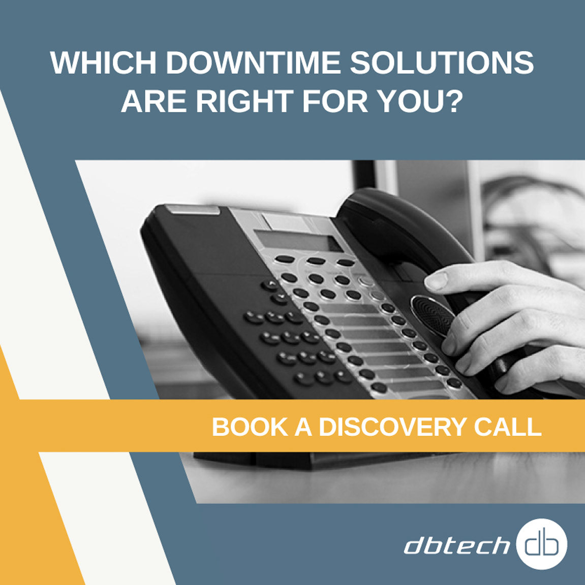 dbtech downtime solution ad