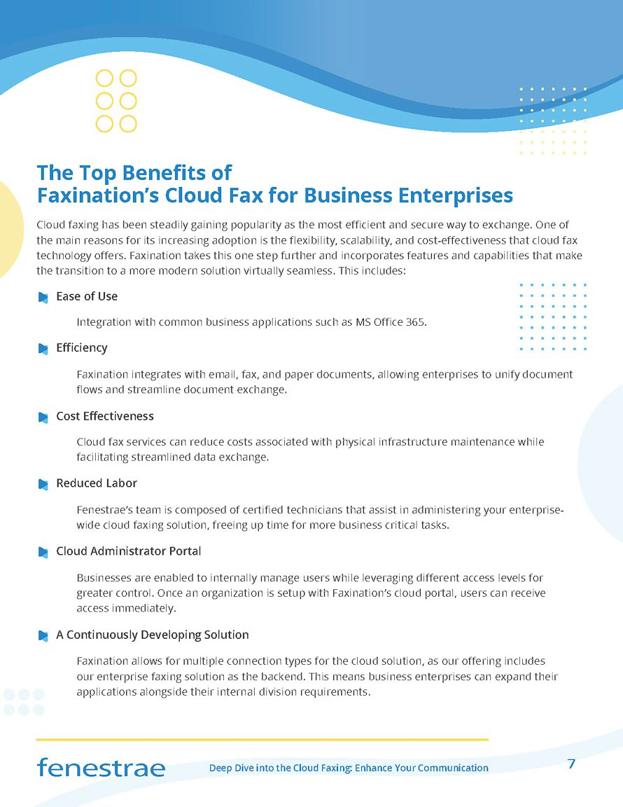 Faxination by Fenestrae white paper