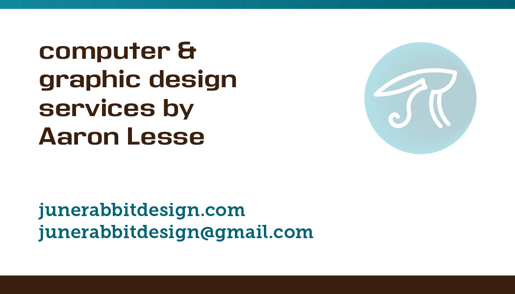 June Rabbit Design business card