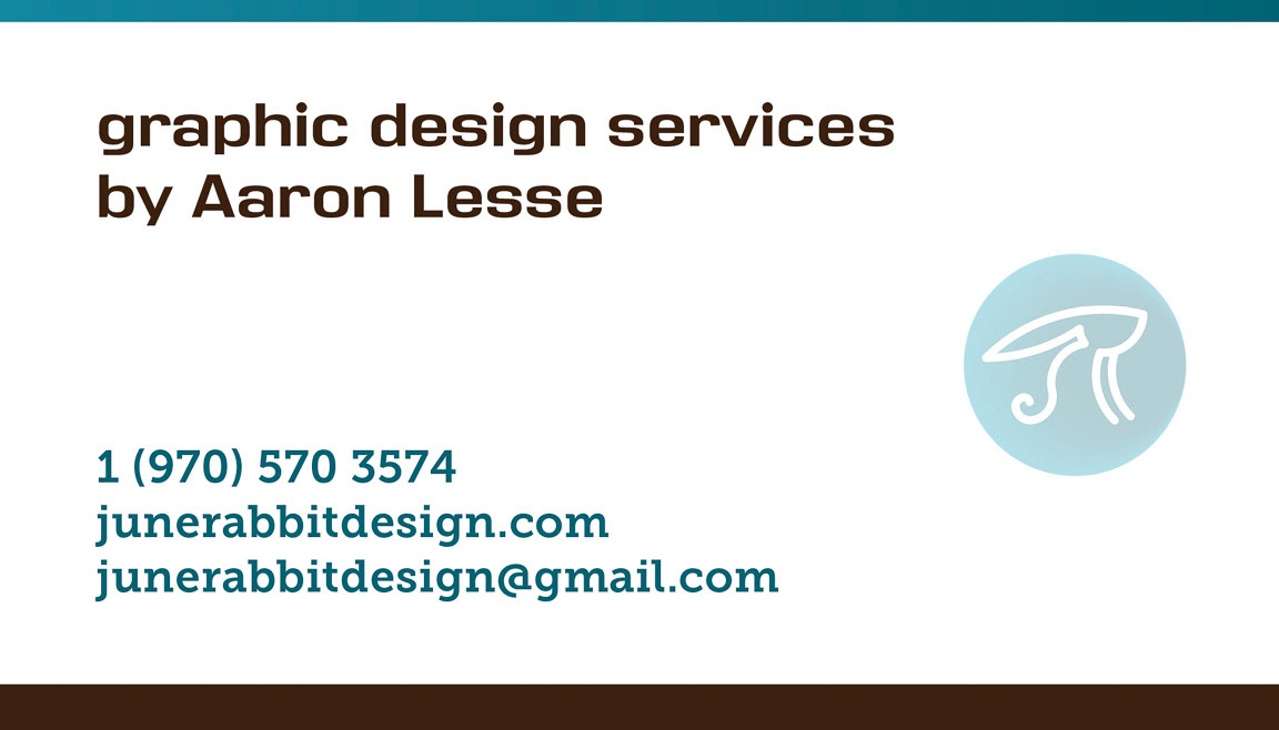 June Rabbit Design business card