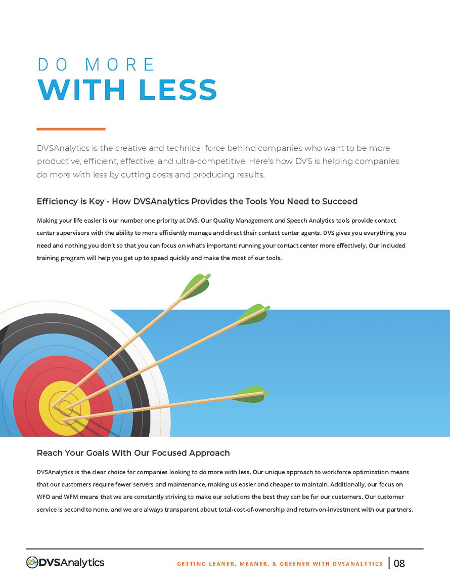 Leaner, Meaner & Greener white paper for DVSAnalytics