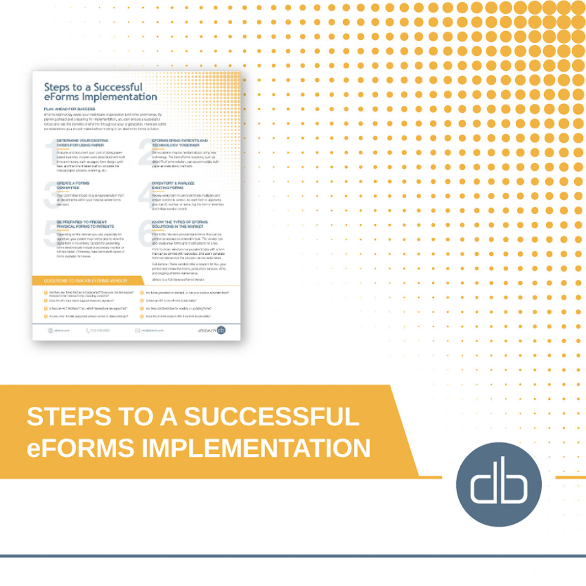 dbtech eForms implementation ad