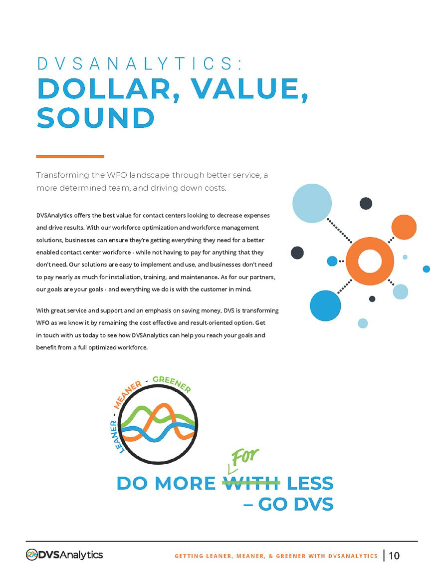Leaner, Meaner & Greener white paper for DVSAnalytics