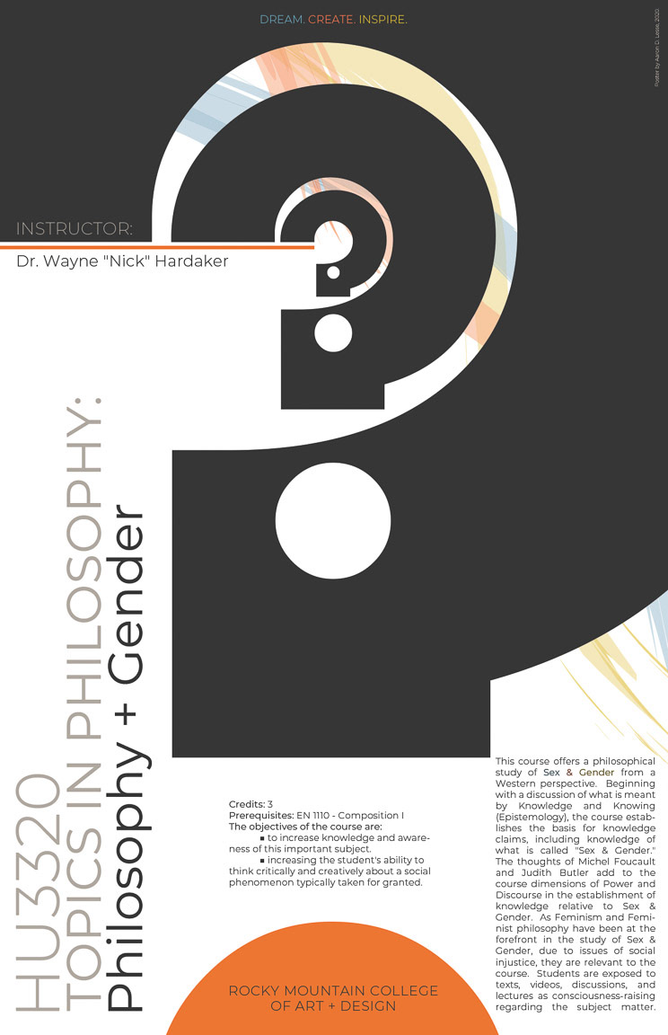 Topics in Philosophy course poster