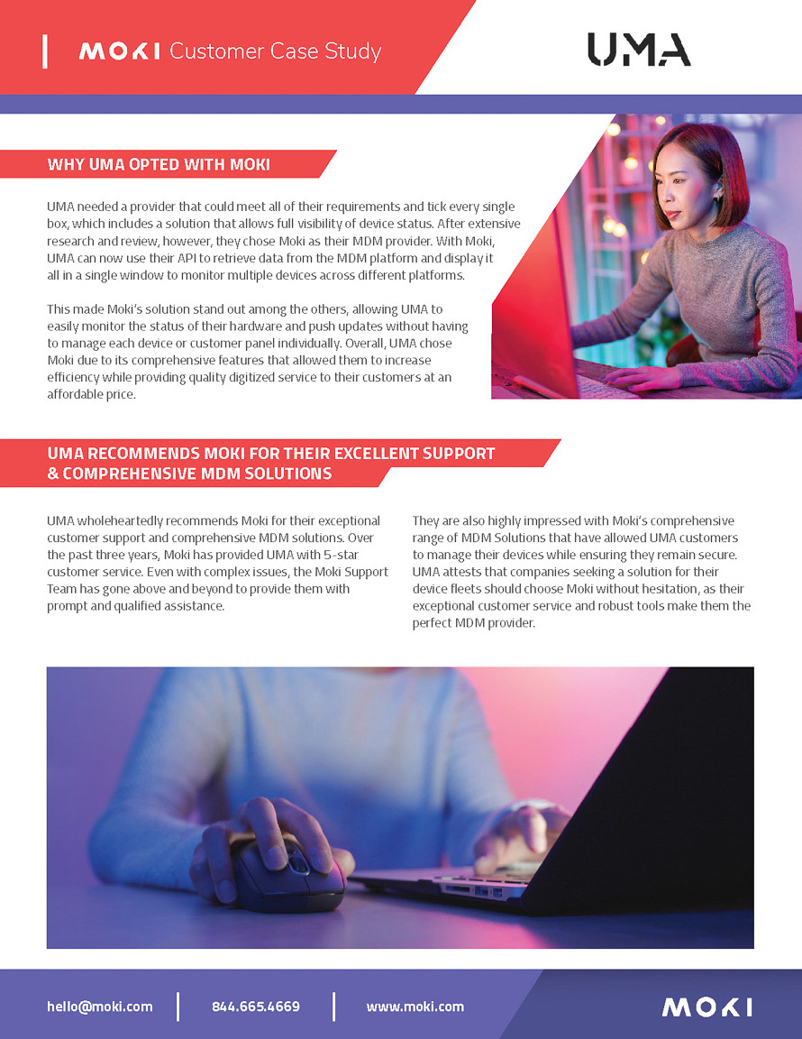 Moki customer case study