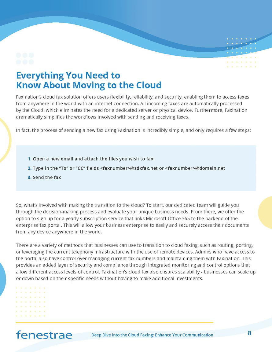 Faxination by Fenestrae white paper