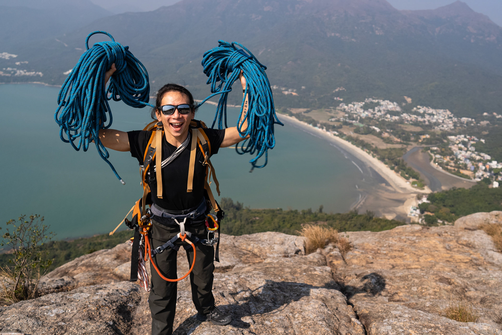 Nikolai ascend Temple Crag