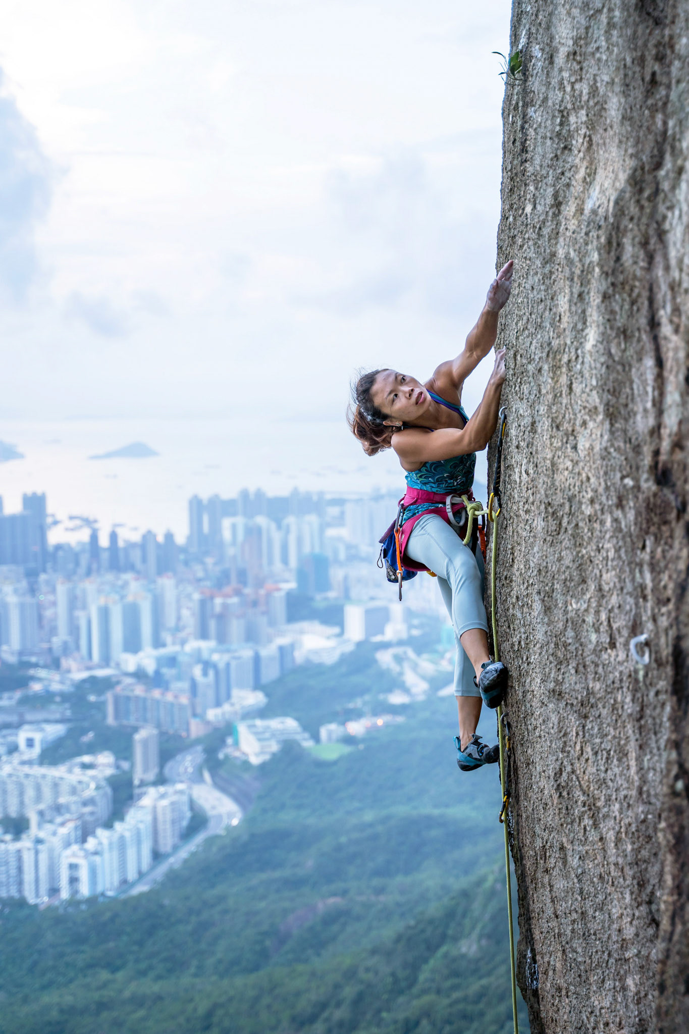 Angel on east face of Lion Rock