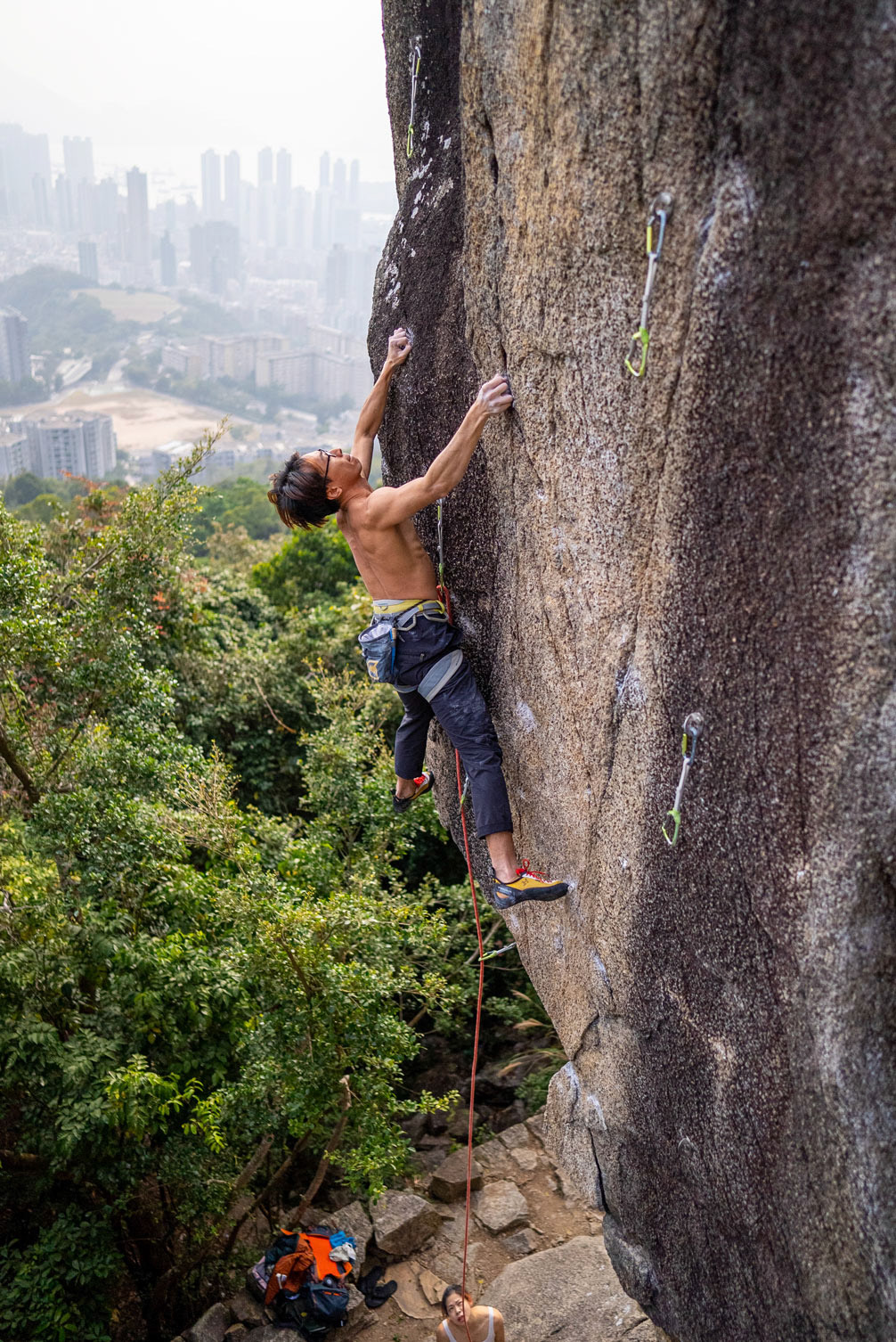 Ken on Lady First 8a+