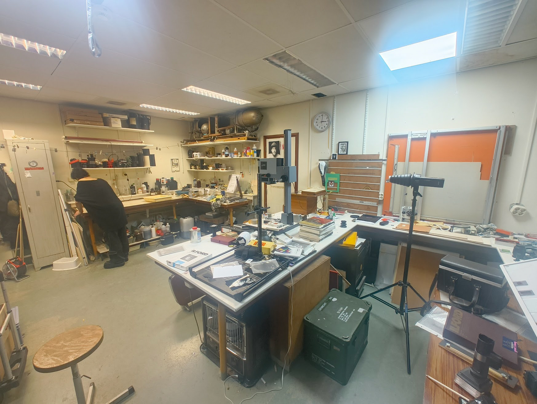 Arjan's donkere kamer - Mijn werkplek voor een jaar