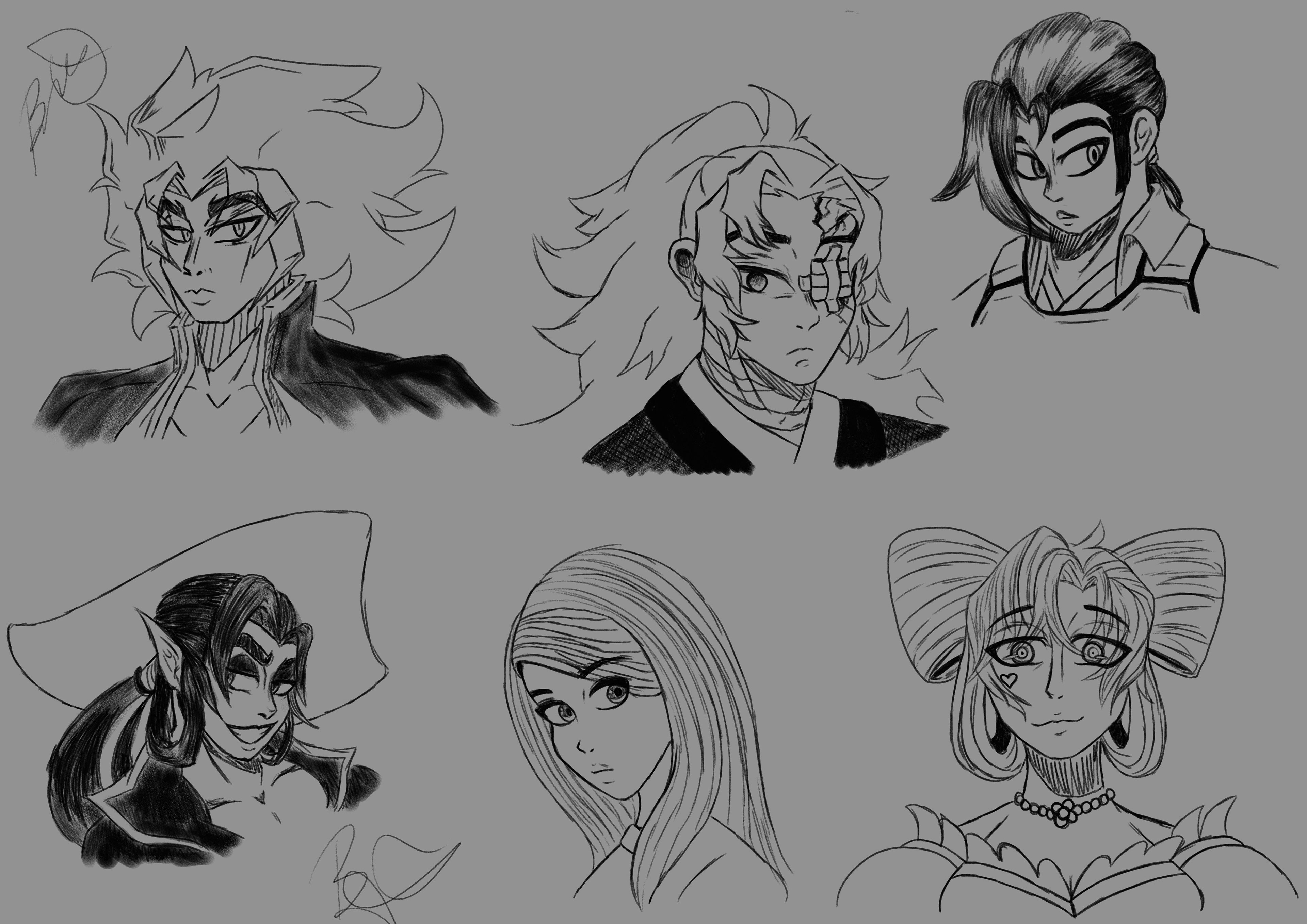 Multimedium Character Design Practice