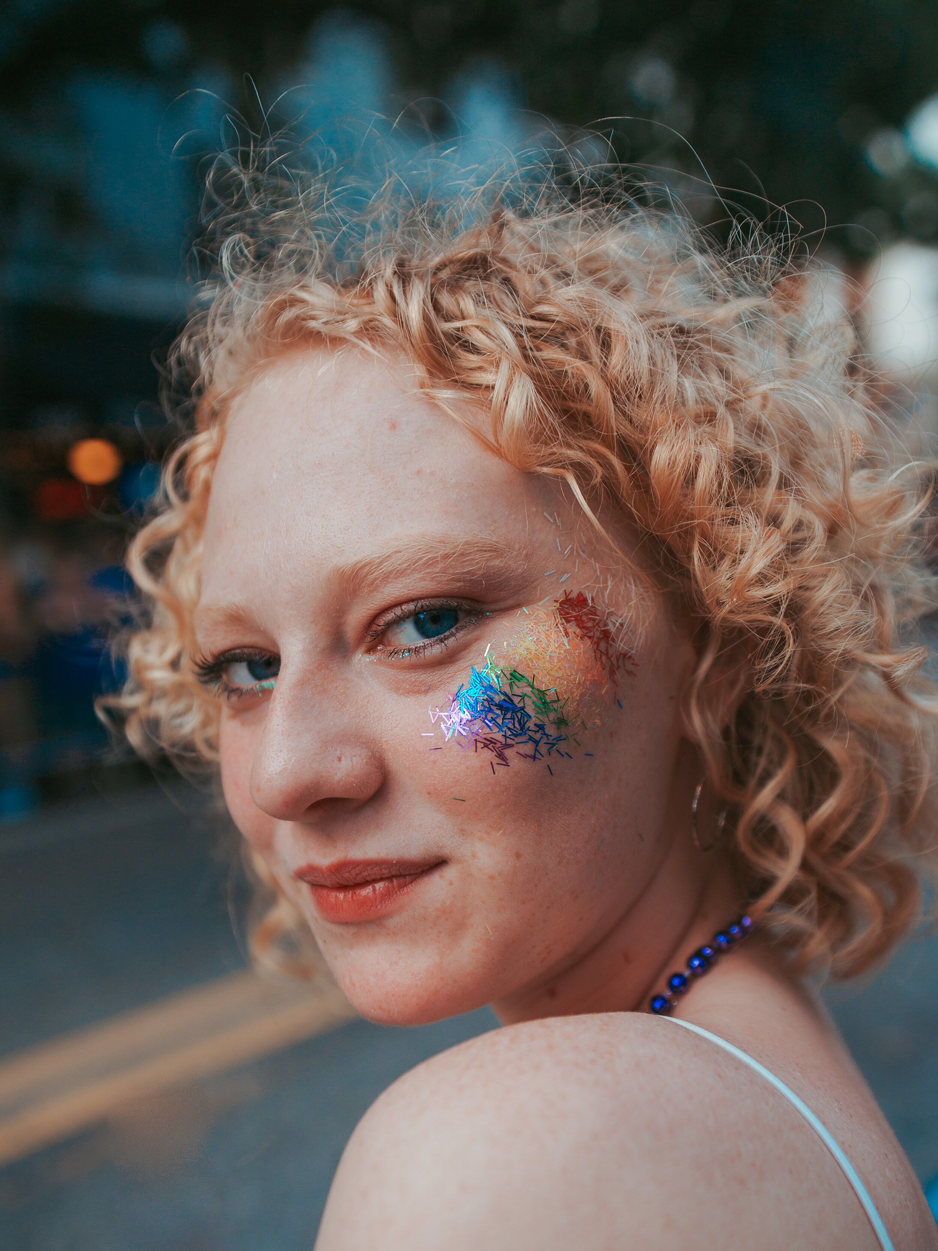 Community & Culture: Orlando Pride portrait. Utilizing vibrant color palettes and macro-detail to document the authentic spirit of the city's largest inclusivity celebration.