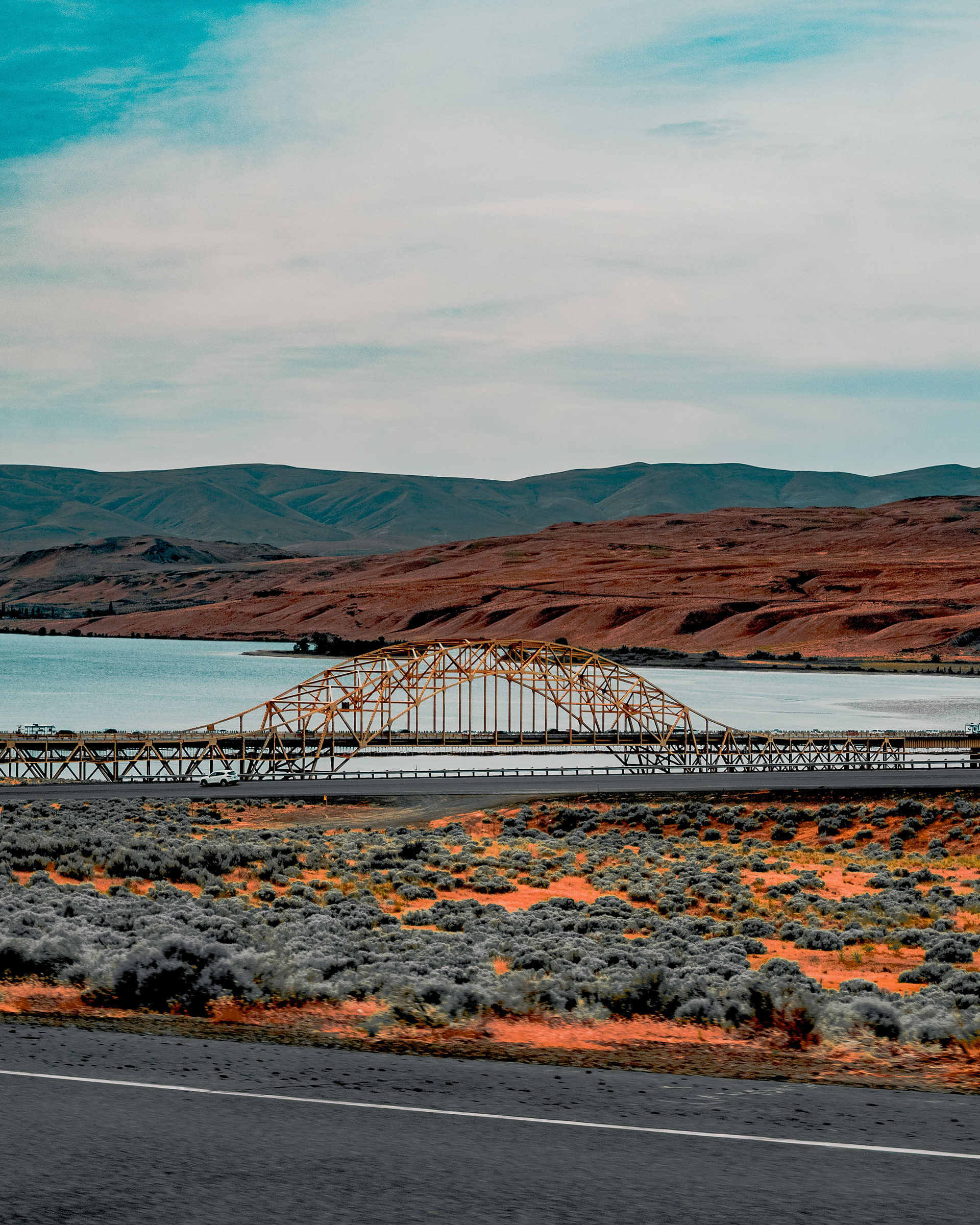 May 2026 - Vantage Bridge along the Columbia River in Washington State. 
