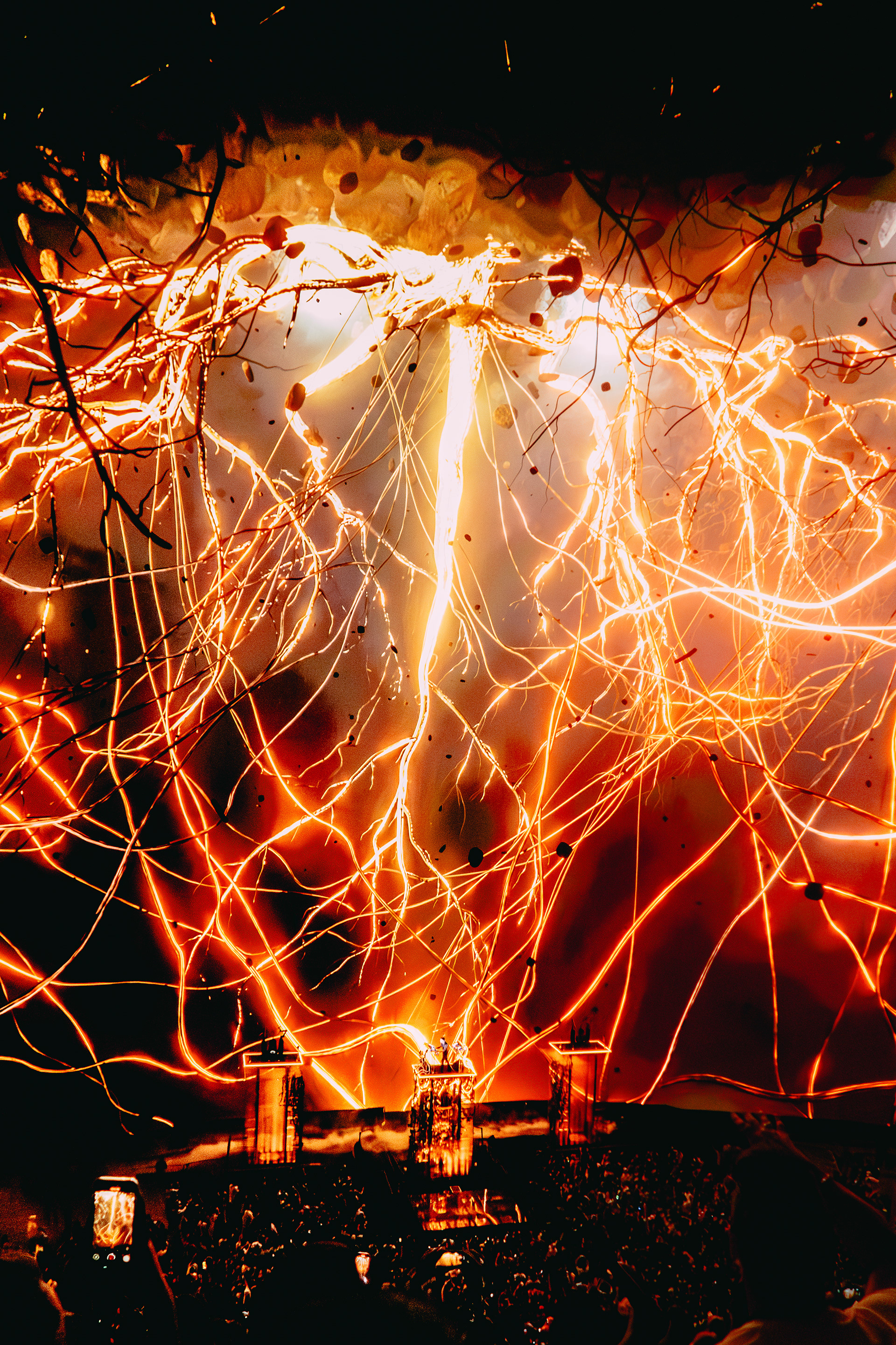 January 2025 - The intersection of digital art and live performance. Anyma’s 'End of Genesys' residency at the Sphere, featuring elevated platform architecture and 360-degree matrix visuals for a 20,000-capacity crowd.