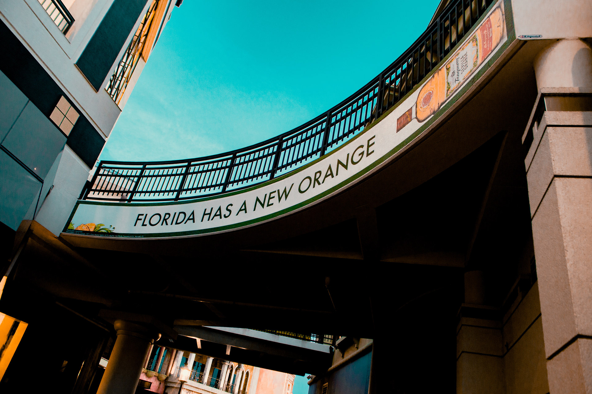 Commercial Beverage Photography for the Tanqueray Sevilla Orange campaign. Professional brand content shot at Pointe Orlando for Liquid Outdoor’s summer advertising series.