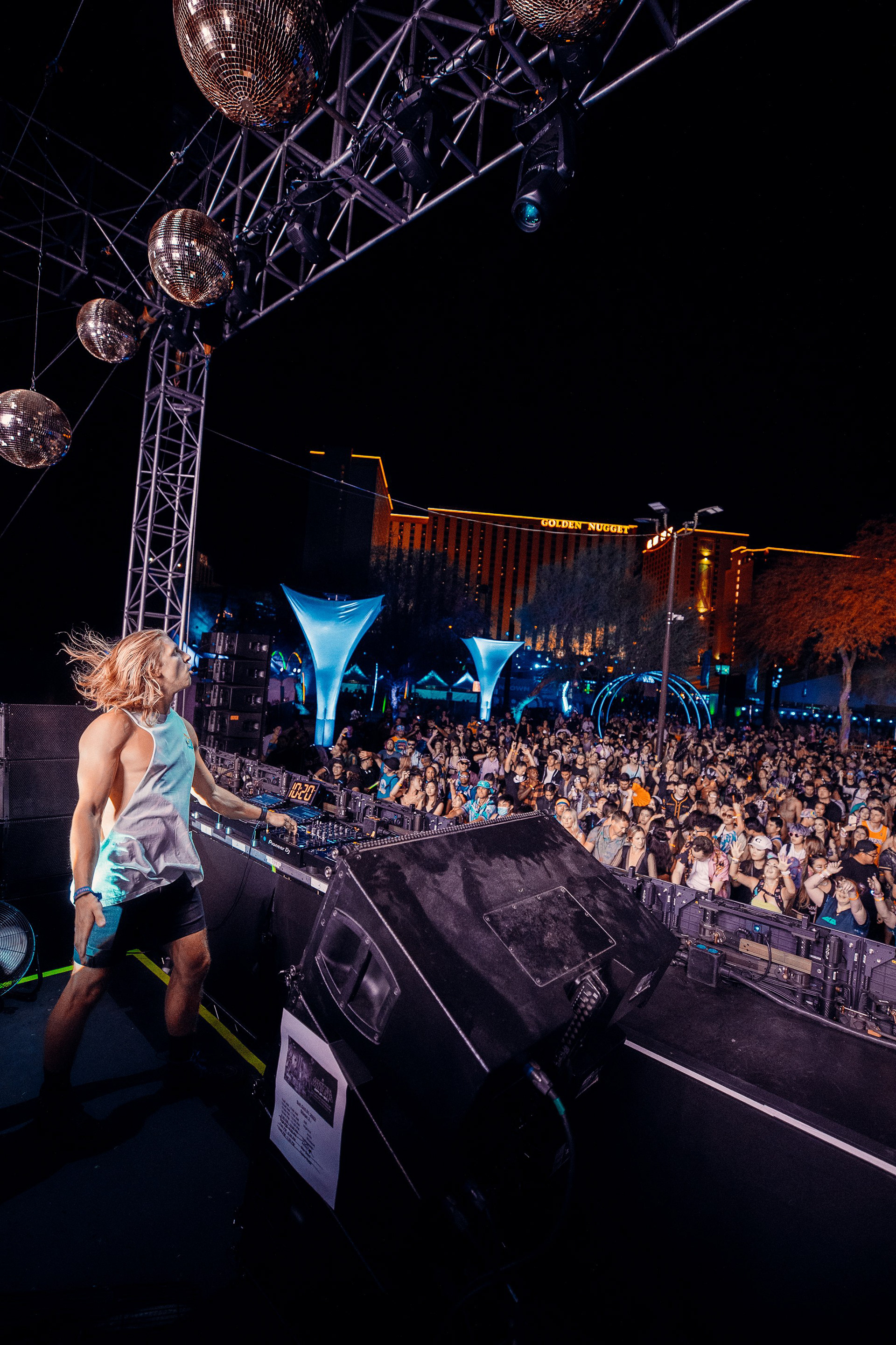 September 2022 - Capturing the energy on stage of N3WPORT's Lost in Dreams Festival set at the Downtown Las Vegas Event Center.