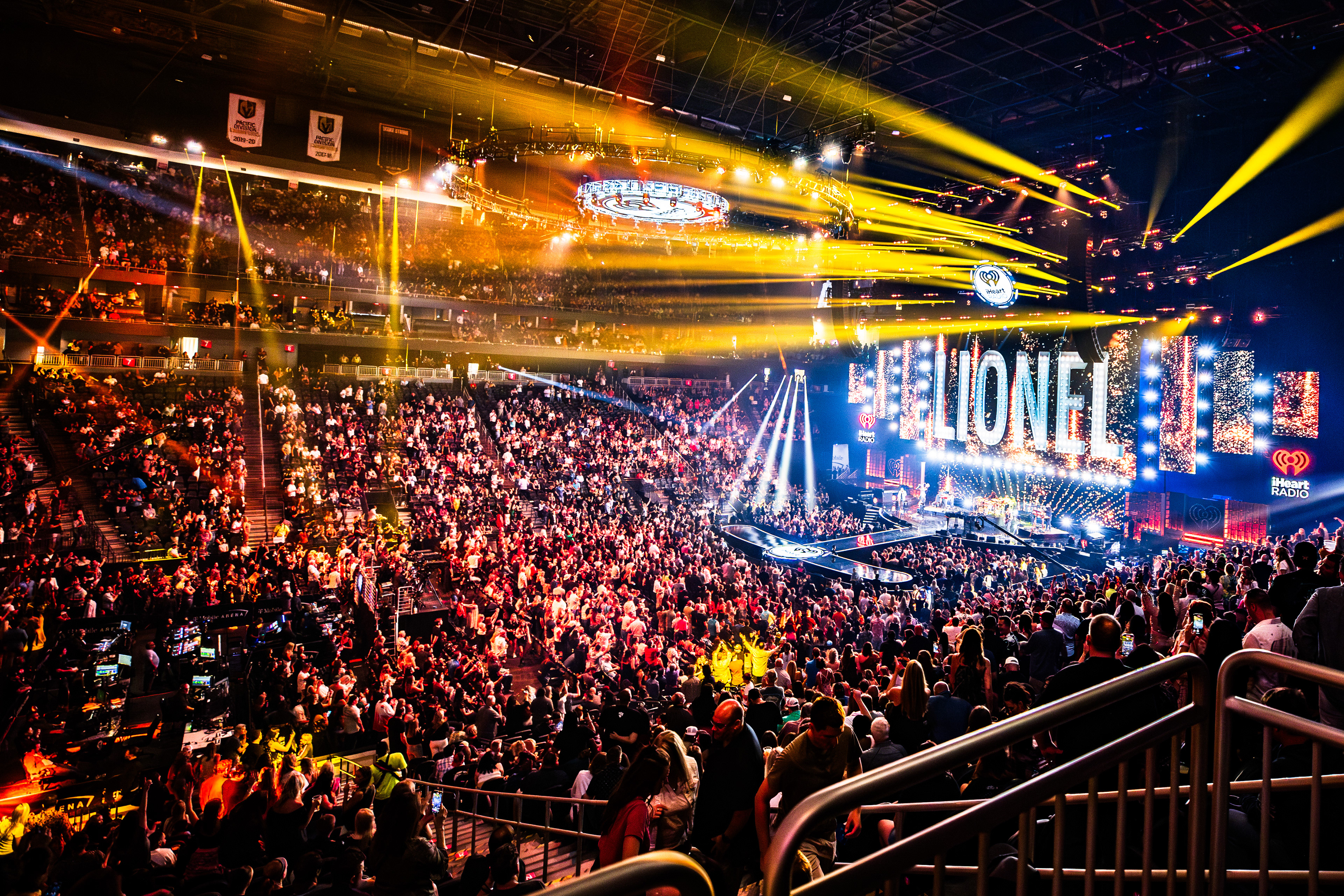 September 2022 - Crowd enjoys a performance from Lionel Richie during the iHeartRadio Music Festival at T-Mobile Arena in Las Vegas, NV.