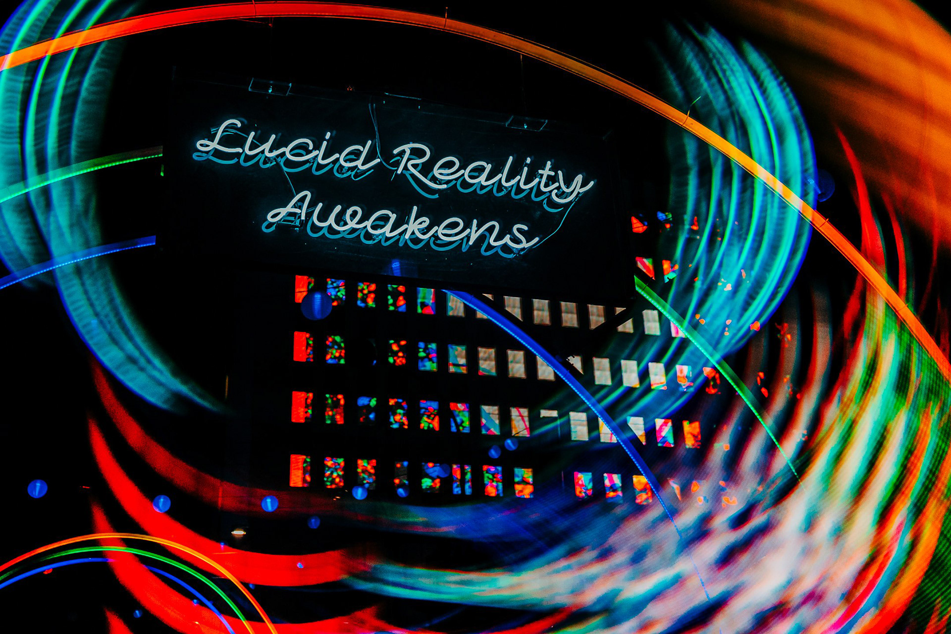 September 2022 - A sea of colors: Lucity Reality Awakens at the Lost in Dreams Festival in Las Vegas, Nevada.