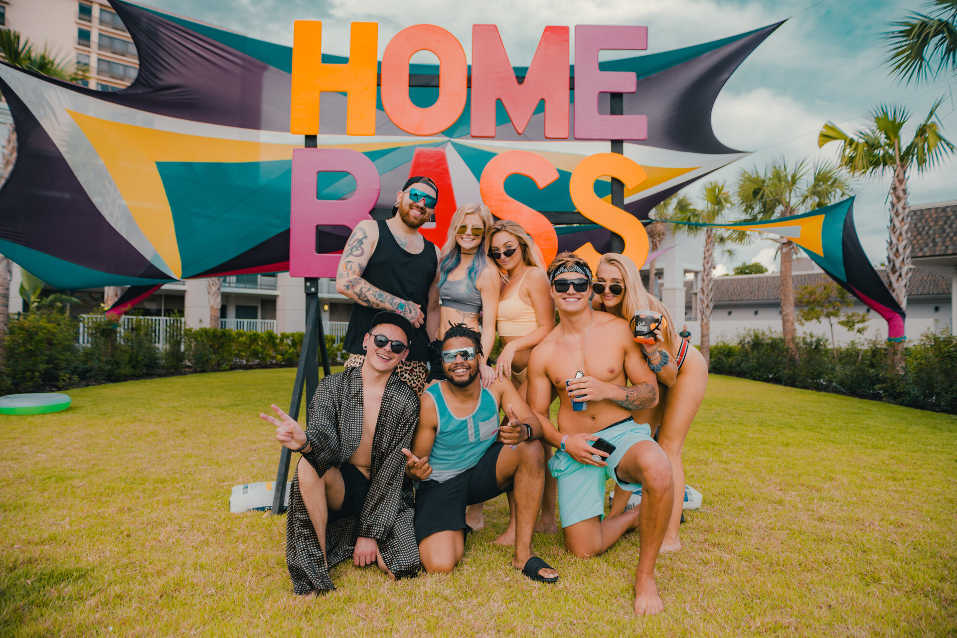 Resort Takeover: HomeBass Orlando at the Avanti Palms International Resort. Documenting branded environmental touchpoints and attendee engagement for the premier festival-resort experience.