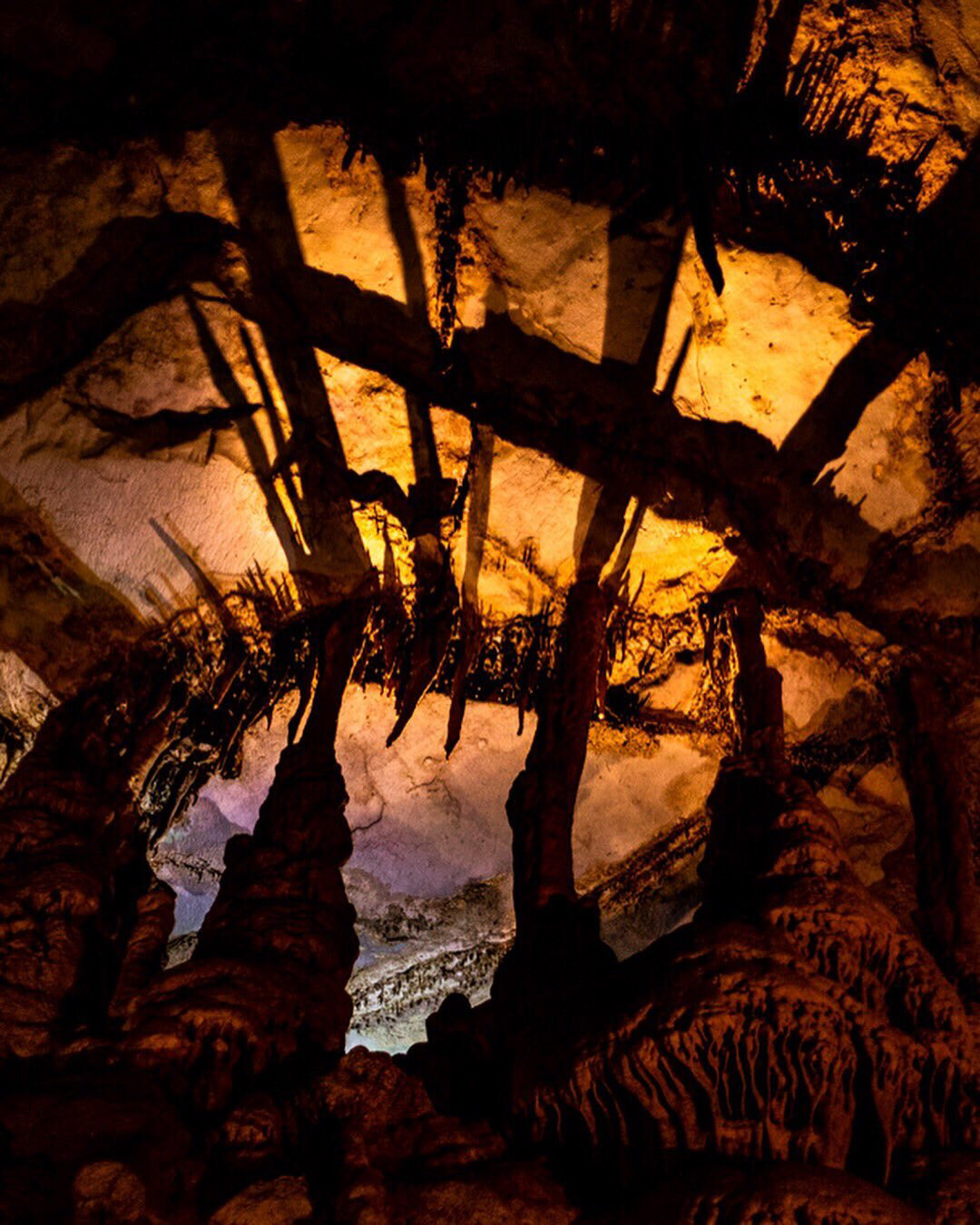 May 2018 - The colors of the Cathedral Caverns in Alabama. Photo: Savannah Lee Rowley