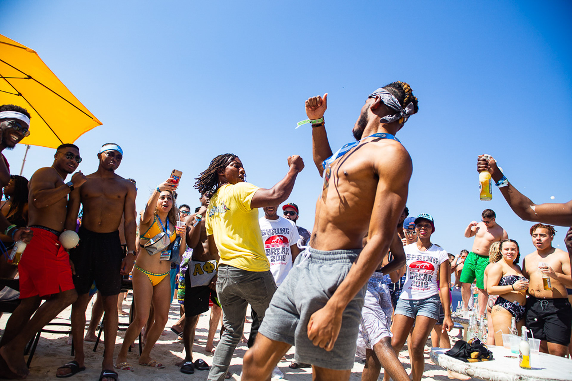 Spring Break Brand Activation: The College Party Cruise in Nassau, Bahamas. Capturing high-energy beach and travel aesthetics for the 2019 season.