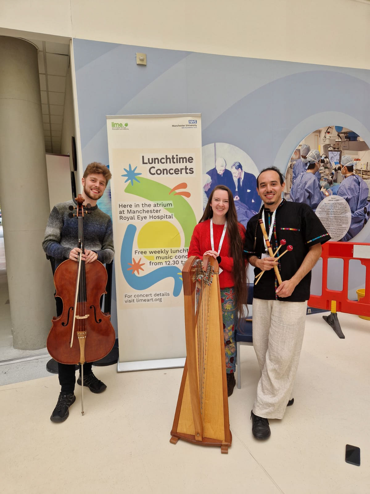 Sound of Prana Trio | Manchester Royal Eye Hospital, UK