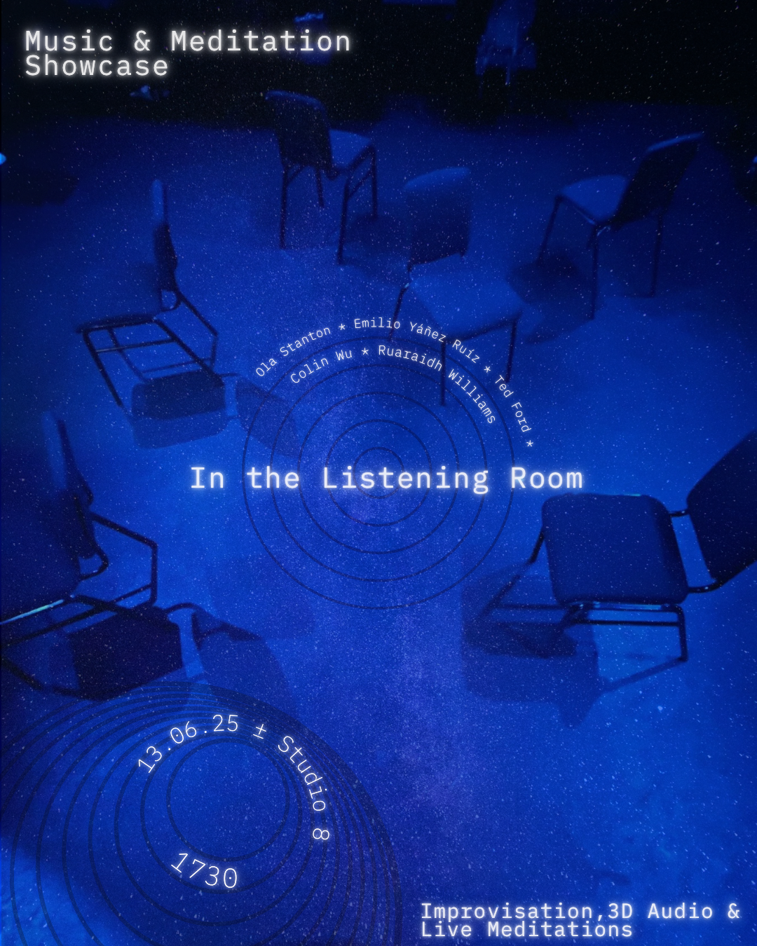 In the Listening Room | Improvisation, 3D Audio & Live Meditations | RNCM Studio 8 2025